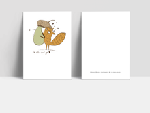 Load image into Gallery viewer, Nuts about you - Postcard