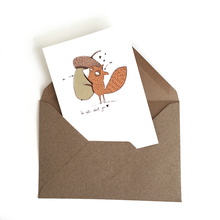 Load image into Gallery viewer, Nuts about you - Postcard