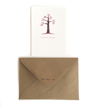 Load image into Gallery viewer, My Love for You is Tree-Mendous - Postcard