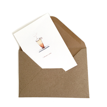 Load image into Gallery viewer, I Love You a Latte - Postcard