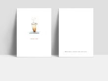 Load image into Gallery viewer, I Love You a Latte - Postcard