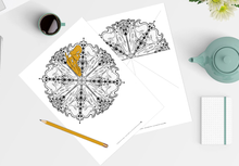 Load image into Gallery viewer, The Fox & the Grapes - Downloadable colouring & drawing sheets