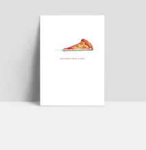 Load image into Gallery viewer, You've Stolen a Pizza my Heart - Postcard