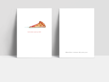 Load image into Gallery viewer, You've Stolen a Pizza my Heart - Postcard