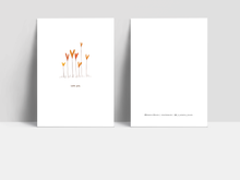 Load image into Gallery viewer, I love you flowers - Postcard