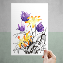 Load image into Gallery viewer, 26. Tulips-Yellow+Purple