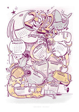 Load image into Gallery viewer, Illustrated 2022 Calendar Poster