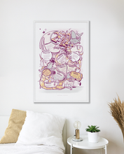 Load image into Gallery viewer, Printable Illustrated 2022 Calendar Poster