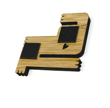 Load image into Gallery viewer, Bamboo Magnet- Monster Grooves