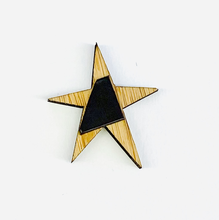 Load image into Gallery viewer, Bamboo Magnet- Happy Star