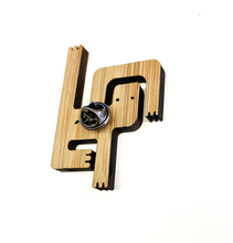 Load image into Gallery viewer, Bamboo Pin- Yogi Monster