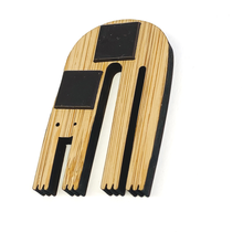 Load image into Gallery viewer, Bamboo Magnet- Yogi Monster 'Bridge'