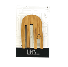 Load image into Gallery viewer, Bamboo Magnet- Yogi Monster 'Bridge'