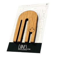 Load image into Gallery viewer, Bamboo Pin- Yogi Monster 'Bridge'