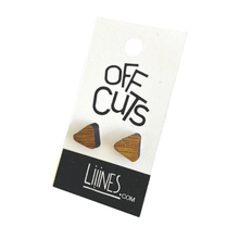 Load image into Gallery viewer, Bamboo Earrings - Triangles