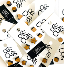 Load image into Gallery viewer, Bamboo Earrings - Square cubes