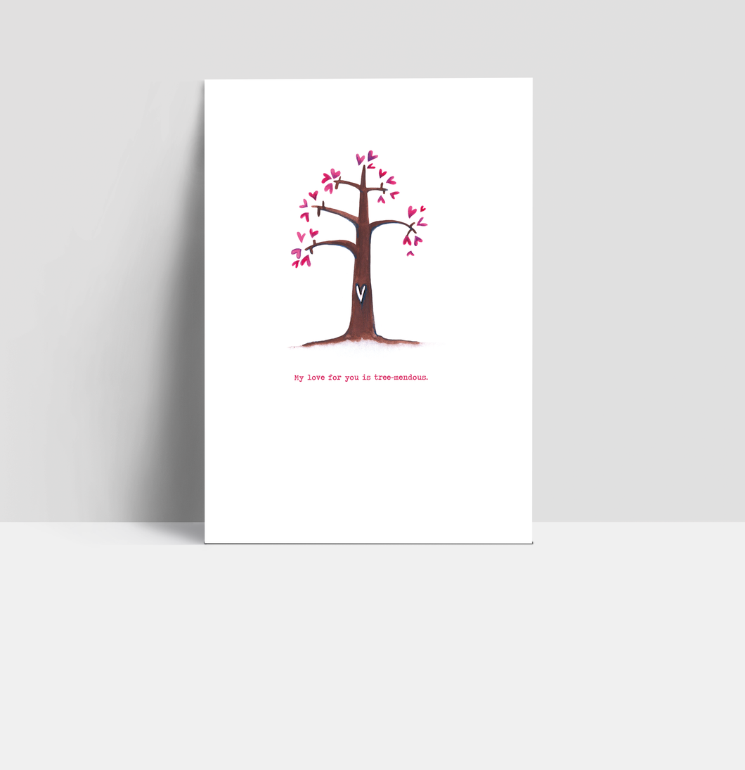 My Love for You is Tree-Mendous - Postcard